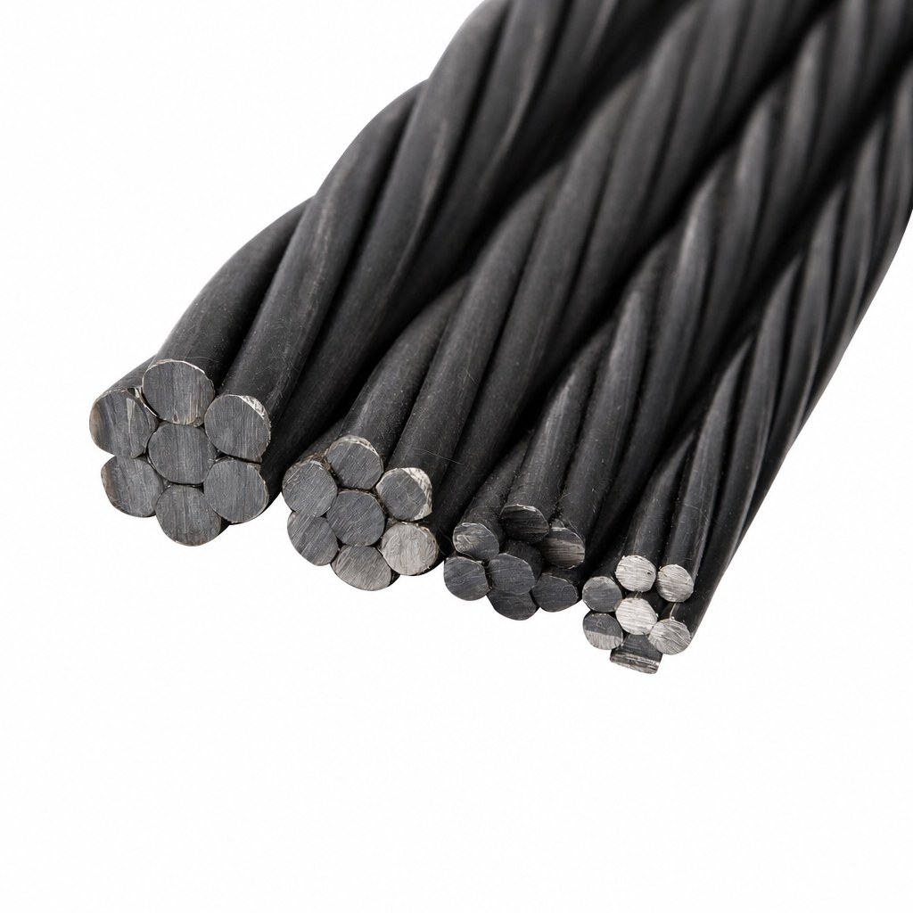 حبل صلب مجهد 12.7 مم ASTM A416 منخفض الاسترخاء