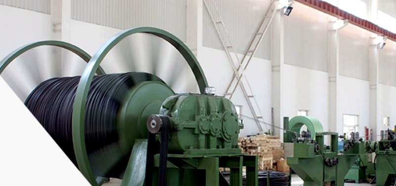 Wire drawing and stranding line with strand coiled on the take-up reel