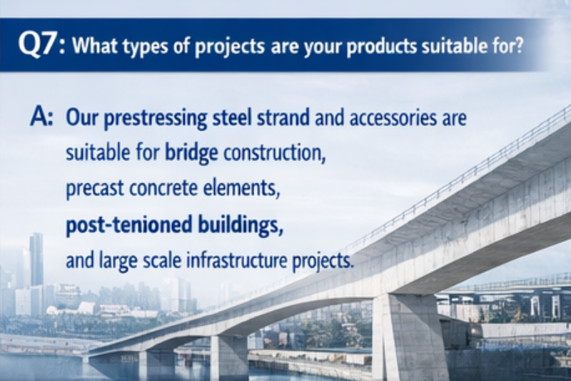 Q7: What types of projects are your products suitable for?